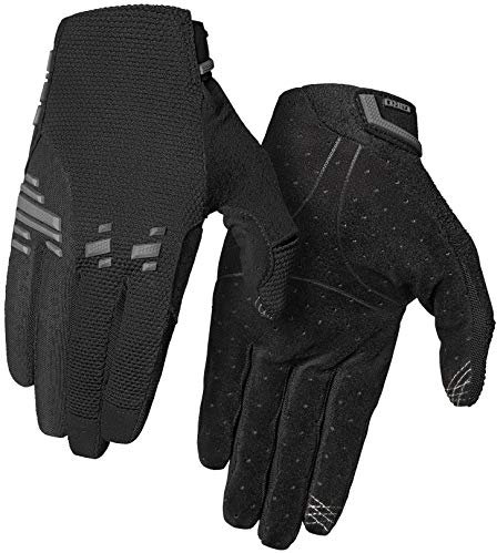 Giro Havoc (S-2X) Handschuhe für Trail-Fahrer, verstellbare Passform, atmungsaktives Ariaprene-Mesh, TPR-Knöchelschutz, Nahtlose AX Suede-Innenhand, hoher Komfort, Black, Größe: XL