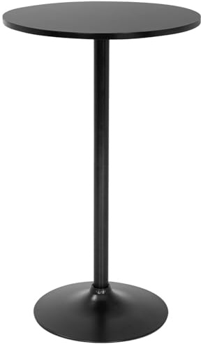 FDW Bistro Pub Table 40 Inch Height Cocktail Table Round Bistro Bar Table for Home and Kitchen Dining