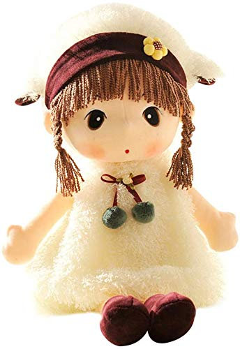 Bprtcra Bébé Poupée en Peluche Mignon Poupée de Chiffon Fille Poupée de Décoration, Chambre Maison Mini-Princesse Plush Toys Toddler Cadeau, Poupée de Chiffon pour Filles (Type B)