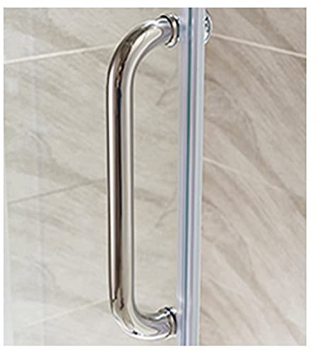 Poignée de portes de douche et remplacement des tirettes pour les boutons de porte de la salle de bain de la porte en verre pour cabine de douche Barre de serviette interne /externe ( Size : 400mm )