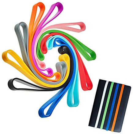 Elastische große Gummibänder, 10 Farben Gummibänder Planner Große Gummibänder Gummiband Elastische große für Bücher Aktenordner Schule Zuhause Bürobedarf stabil wiederverwendbar haltbar.