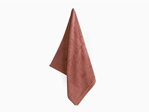 Vent Du Sud Telo doccia in cotone – Naia – 70 x 130 cm – Legno di Rosa