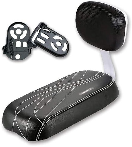 LIBRNTY Siège arrière Accessoires de vélo,Siège de vélo Universel pour siège d'enfant avec Porte-bébé,Vélo Pièces Accessoires Sièges,Repose Pied Velo,Confortable pour Les Enfants Ou Les Adultes