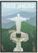JUNOMI® Rio de Janeiro Poster DIN A2 | Wohnzimmer Deko, Reiseposter, Brasilien Poster, Brasilien Wandbild | Ohne Rahmen