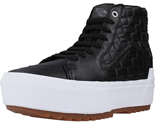 Vans Damen Ua Sk8-hi Turnschuhe, Schwarz Weiß True White, 38 EU