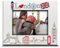 BELLA BUSTA - Londoner Bilderrahmen, Hochzeit, Flitterwochen, Urlaub in London, UV-Druck, London-Symbole, Design-Set (12,7 x 17,8 cm, horizontal)