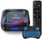 CHROX Android 13.0 TV Box, VONTAR R3 4G RAM 128G ROM RK3528 con Dual 2.4G/5.8G WiFi, BT 5.0+ Quad-Core 64 bits 4K/8K UHD H.265 Ethernet LAN 3D Set Top TV Box con Mini Teclado Inalámbrico,2gb+16gb