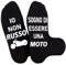 Merclix Idee Regalo Uomo Compleanno Calzini Uomo Divertenti 43-46 Regalo Papà Nonno Marito Fidanzato Lui Motociclisti Natale San Valentino Festa del papà Anniversario Matrimonio