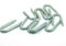 POPESQ® 10 piezas x U-clavos U-clavos 4.2mm x 42mm Zinc #A3786