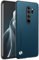 HONLEN Funda para Redmi Note 8 Pro (6.53 Inches) Carcasa de Negocios Respaldo de Cuero Zafiro