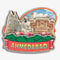Ahmedabad India Wooden Fridge Magnet Cute 3D City Travel Souvenirs Crafts Handmade Refrigerator Stickers Home Whiteboard Decor Collection Gift