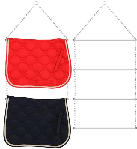 TOMESHA Pferdedecken-Halter, 60 x 117 cm, extra breit, für Western-Satteldecken, Pferdedecken, Pads, Handtücher, Aufbewahrungszubehör, 2 Stück