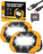 KALAHOL 2025 Upgraded 30W LED Rechargeable Work Light with Digital Display, 2500LM Super Bright COB Floodlight with 7 Modes, Outdoor IP65 Emergency Security Light with USB for Garage Camping Hiking
