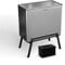 KLARSTEIN Yuma cubo de basura cocina - 40l con 3 compartimentos, acero inoxidable, filtros de carbón, patas elegantes, cubos extraíbles, papelera cocina, cubo de compostaje, inodoro