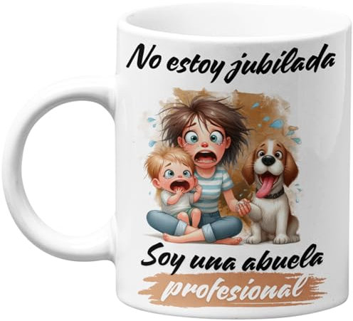 Quodelo Jubilación Mujer - Taza Jubilacion con Brillo y Grosor Superior - Deséale una Feliz Jubilacion - Regalos Originales para Jubilados - Taza Abuela