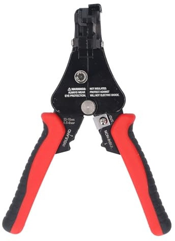 Wire Stripper Three in One Crimper Cutter 10 12 14 16 17 AWG Stripping 10-22 AWG Crimping, Cutting Copper, Aluminum, Sheathed Cables