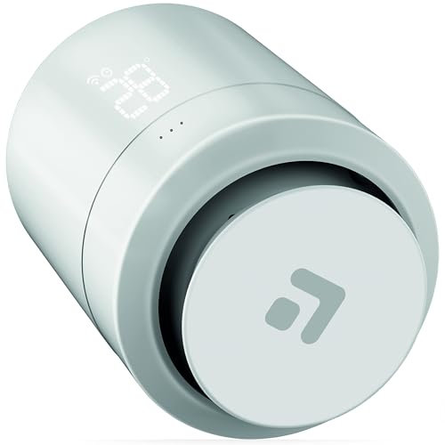 Ferguson Smart Home 2.0 – Tête thermostatique connectée ZigBee sans Fil pour radiateur Thermostat connecté, Chauffage Intelligent, vanne programmable, économie énergie, Maison connectée, appli Mobile