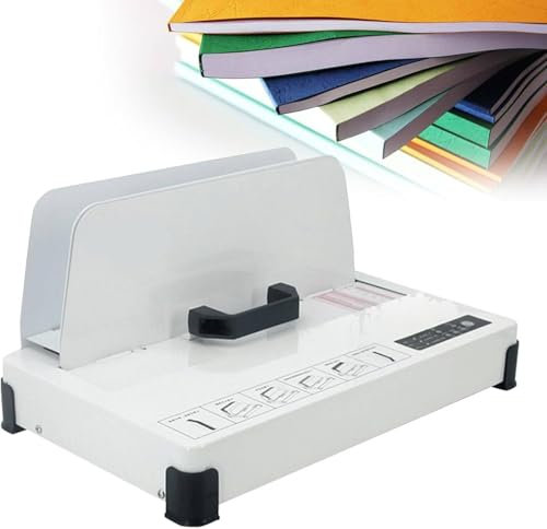 FJYAWEN Thermobindegerät, Elektrisches Dokumentenbindegerät, Thermobindegerät A3/A4/A5/A6, Für Druck- Und Kopiergeschäfte, Bibliotheken, Dokumente Und Berichte
