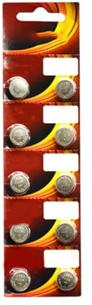 Fazvncv 10 Stück SR621SW Knopfzellenbatterien, 1,5 V, AG1 bis AG12, für Uhren und kleine Elektronik, lange Haltbarkeit