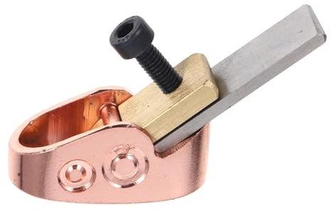 KONTONTY Mini Rabot à Main Laiton Pour Luthier Outil Menuiserie Rabot Noisette Bois Pour Fabrication Violon Artisanat Et Bricolage