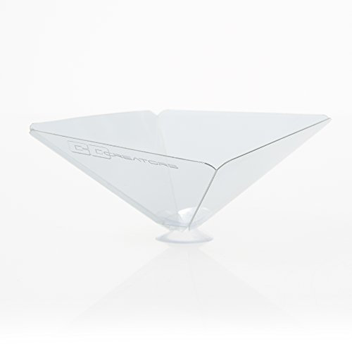 CoCreators Piramide olografica di proiezione 3D di realtà virtuale con ventosa per qualsiasi tablet