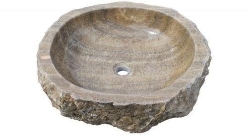 Waschbecken aus Naturstein Onyx III Sunset
