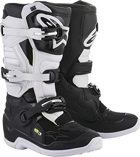 Alpinestars 2013218-12-6 Unisex-Erwachsene Tech 3 Stella Stiefel, Schwarz/Weiß, Größe 06 (Mehrfarbig, Einheitsgröße)