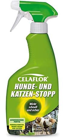 Evergreen Garden Care Deutschland GmbH CELAFLOR Hunde- und Katzen-Stopp 500 ml - Fernhaltemittel verhindert erneute Verschmutzungen