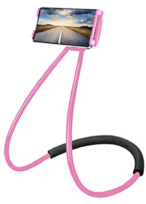 Chapter Seven Universal Mobile Phone Holder, Hanging On Neck Cell Phone Mount Holder, DIY Flexible Lazy Holder Rotating Freely For Multiple Functions