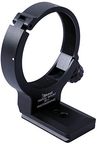 iShoot Anello di montaggio per treppiede Collare per obiettivo compatibile con Nikon RT-1 Nikkor AF-S 300mm F/4E PF ED VR & AF-S 70-200mm F/4G ED VR, Porta Staffa di Supporto Lenti Arca Fit Piastra