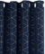 Deconovo Sichtschutz Vorhang mit Ösen Kälteschutz Thermogardine Hitzeschutz Dicke Thermovorhang, Blickdichte Gardinen, Wohnzimmer Vorhang für Junge, 160x132 cm(HöhexBreite), Dunkelblau, 2er Set