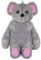 Grey Mouse 3D Plush Hot Water Bottle and Cover