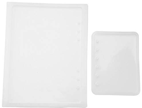 2 Stück/Set A5 A7 Notebook-Form Silikonform für Diy Resin Crystal Notebook Cover Harzgussformen