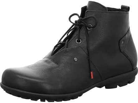 THINK! Herren Kong nachhaltige Lammfell Stiefelette, 0010 SCHWARZ, 40.5 EU