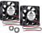 GDSTIME Lot de 2 ventilateurs d'ordinateur 60 mm x 15 mm - Double roulement à billes - 6 cm - 12 V - Pour routeur PS4