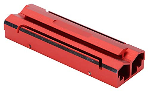 Dpofirs M.2 2280 SSD heatsink, Double-Sided Heat Sink with Thermal Pad, M.2 Heatsink Cooler SSD Solid State Hard Drive Heat Sink Aluminum Heat Sink For M.2 2280 Solid State Hard Drives(Red)