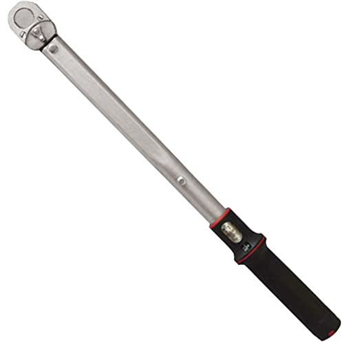 WEDO Drehmomentschlüssel aus Titan, antimagnetisch, leicht, nicht magnetisch, rostfrei, einmalig gestanzt, rutschfester Griff, korrosionsbeständig, 1/2 Zoll x 595 mm, Drehmoment 60–300