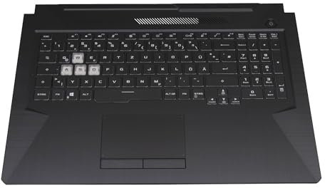 ASUS TUF Gaming A17 FA706IU original Tastatur inkl. Topcase DE (deutsch) schwarz/schwarz mit Backlight