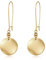 LILIE&WHITE Ohrringe Damen Ohrhänger – Elegante Goldene Kreise aus Edelstahl – Zeitloser Modeschmuck für jeden Anlass