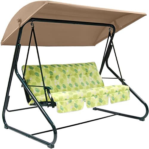 Replacement 3 seater B&Q Garden Swing Hammock Canopy Fabric (ONLY) Taupe/Beige colour to suit Sorrento, Cranbrook, & Sicily (THC/22/CT)