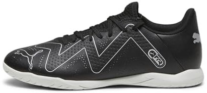 Puma Herren Future Play It Fussballschuh, Schwarz Silber, 44.5 EU
