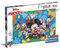 Clementoni - 25745 - Supercolor Puzzle Disney Mickey and Friends - Puzzle 104 Teile Ab 6 Jahren, buntes Kinderpuzzle mit besonderer Leuchtkraft & Farbintensität, Geschicklichkeitsspiel für Kinder