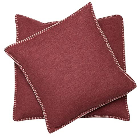 David Fussenegger Kissenbezug Barolo Dekokissen aus Baumwolle flauschig weich, 40x40 cm