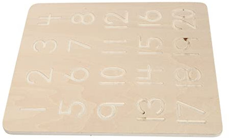 FOYTOKI Zahlenschreibtafel Für Junge Mädchen Zahlenlehrtafel Frühpädagogisches Spielzeug Zahlenlernspielzeug Kinderlernspielzeug Doppelseitiges Design Hochwertige Materialien Umweltschutz