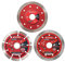 EZARC Disque Diamant 115 mm, 3 Paquet Disque à Tronçonner Diamant, Disque Carrelage pour Pierre, Granit, Béton, Porcelaine, Céramique, Granit, Marbre, Carrelage (Pack Mixte)
