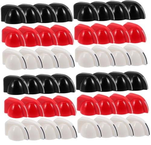 Vaguelly 4sets Kunststoff Volumen Knöpfe Potentiometer Steuerung Für Gitarre Verstärker 12 Stücke * 4