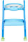 Siège de Toilette Enfant Reducteur de Toilette Pliable et Réglable Escalier Toilette Enfant avec Échelle Marche pour Enfants 1 à 7 ans-blanc + bleu clair