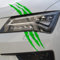 Devil Cut Aufkleber Klauen Krallen Tiger Auto LKW Dekor Sticker K053 (K053 Neon Grün)