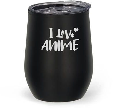 I Love Anime Life Style Japonés Manga Vaso Arte grabado termo taza térmica