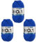 myboshi No.1 Wolle zum Häkeln und Stricken, Schnellstrickgarn, langlebige Mützenwolle, Strickwolle, Häkelwolle, mulesing-frei, 50g, Ll 55m Blau (Saphir) 3 Knäuel